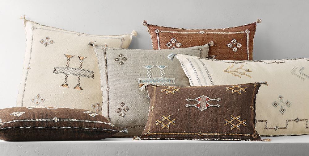 Shop Online Cactus Silk Cushions with Cush&Co Cush & Co