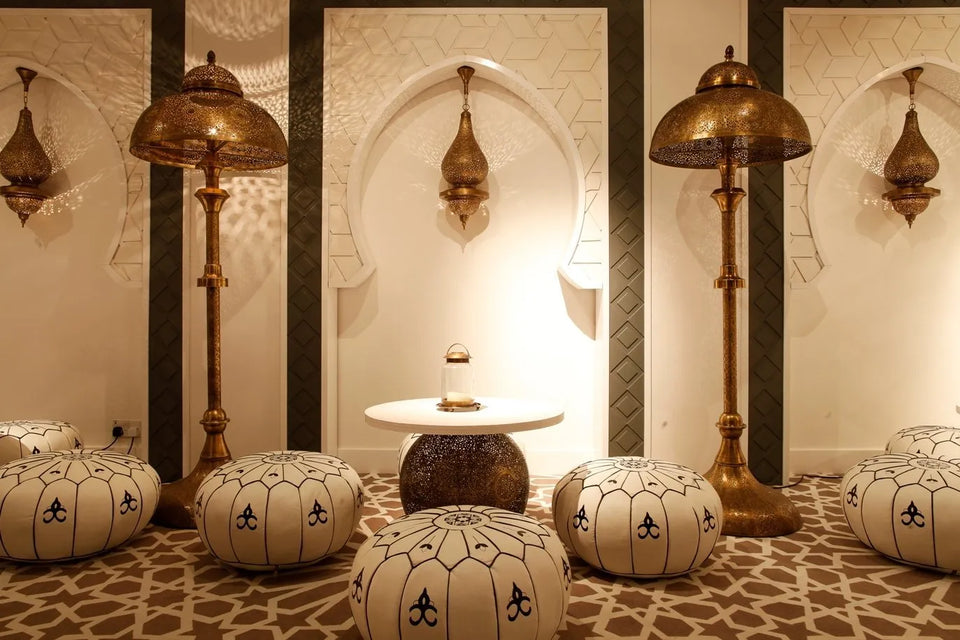 The History of Moroccan Pouffes: From Tradition to Modernity