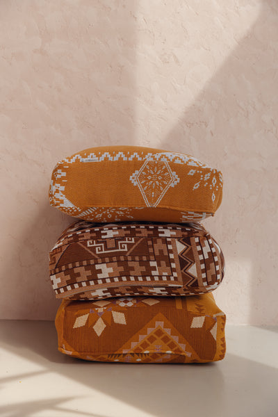 Woven Floor Cushion Cover