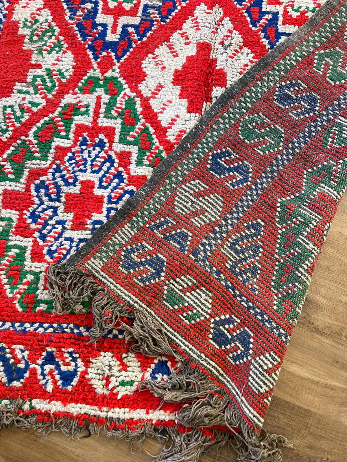 Vintage boujaad  rug  306 by 167 cm  - safar