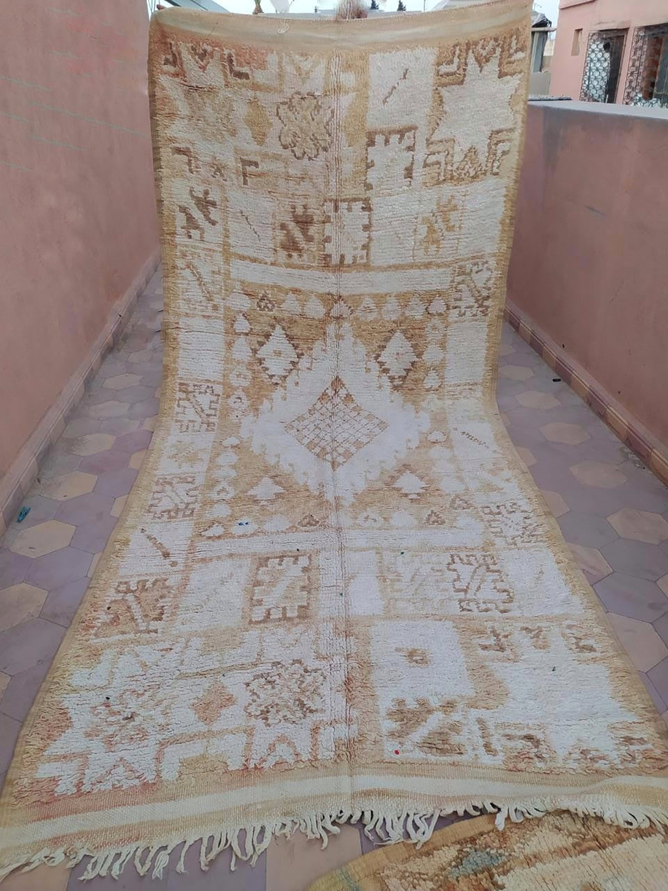 Vintage Moroccan Rug - Sun Seeker