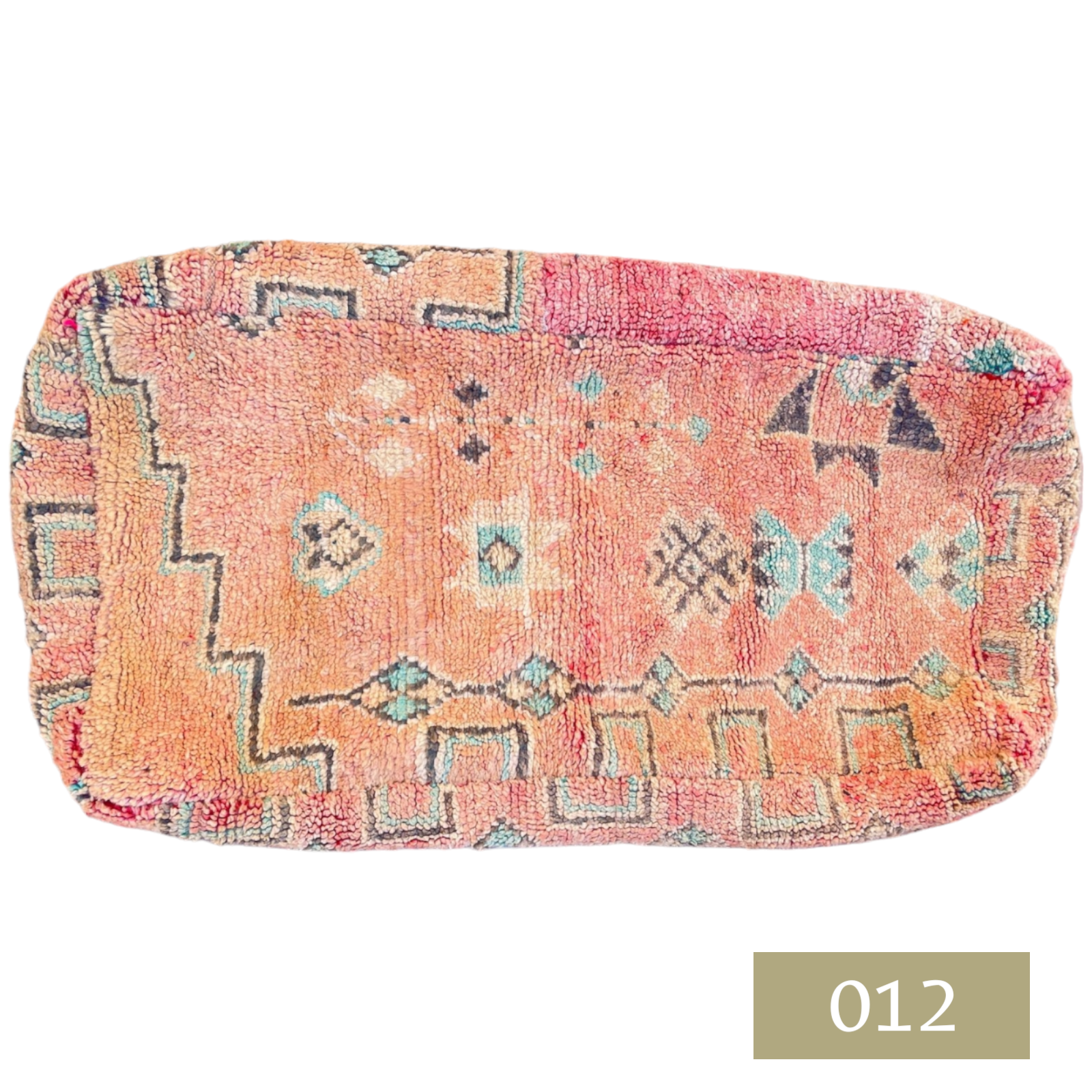 Moroccan Vintage Floor Cushion Pouf Large Rectangle