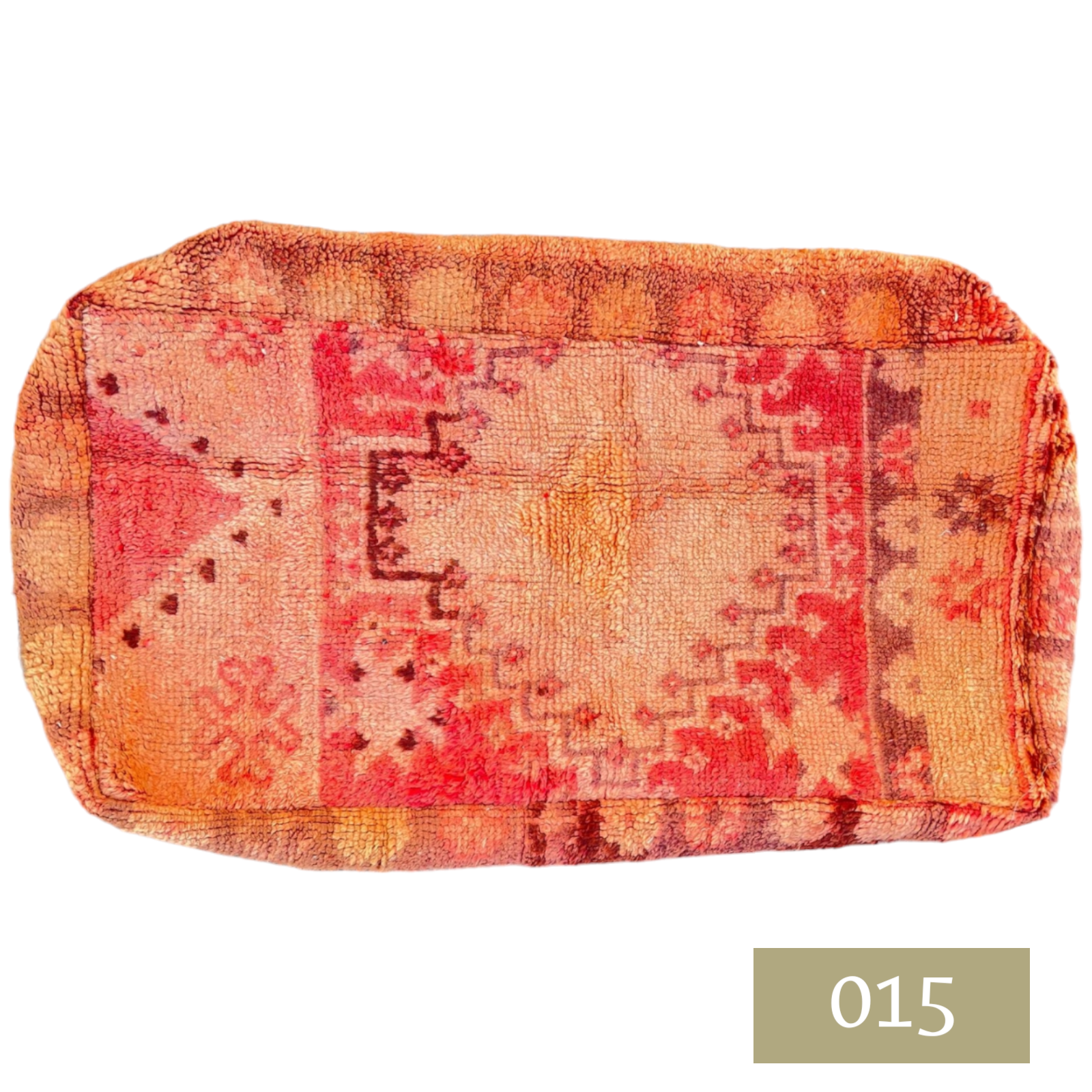 Moroccan Vintage Floor Cushion Pouf Large Rectangle