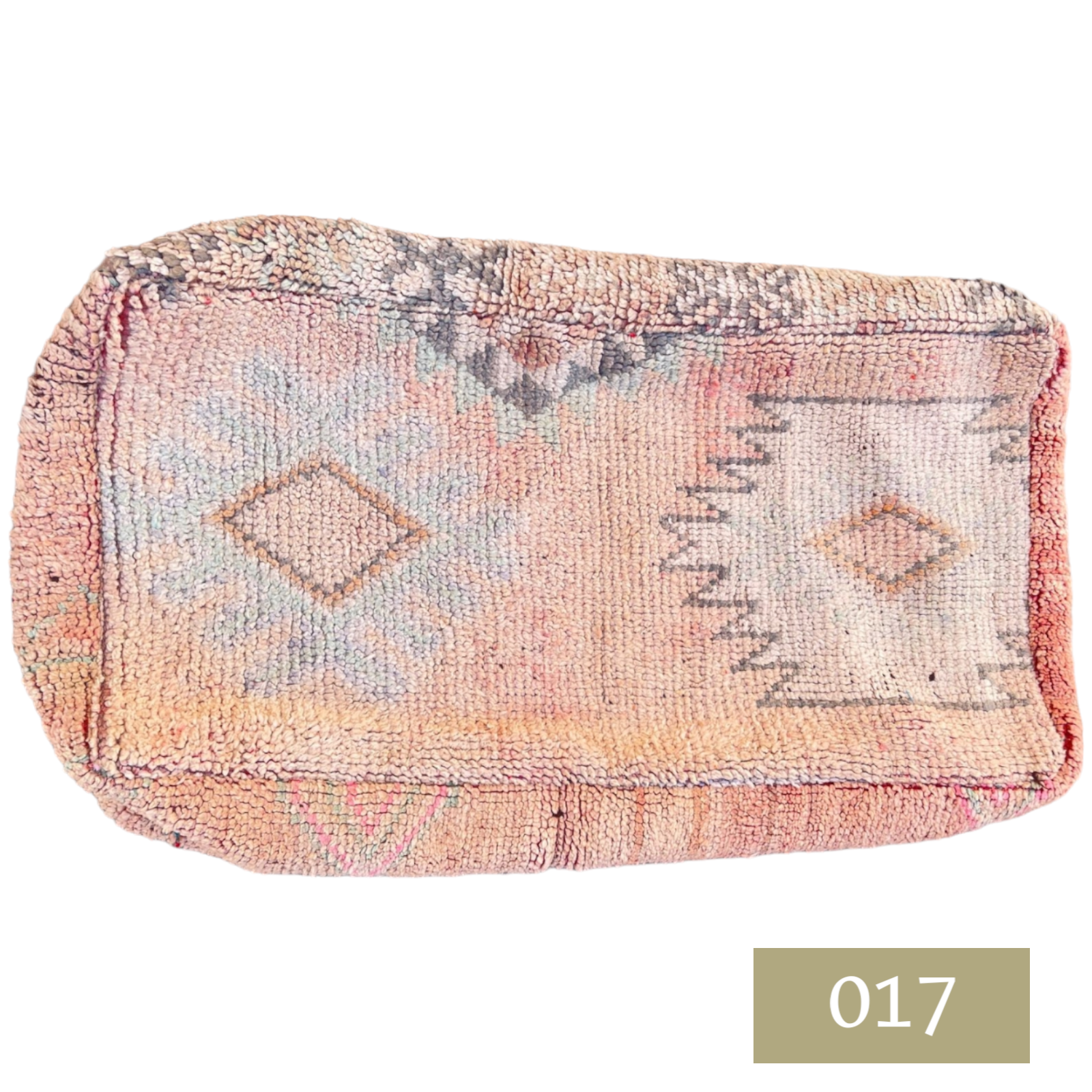 Moroccan Vintage Floor Cushion Pouf Large Rectangle