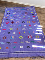 Kilim Rug - Purple - 245cm x 140cm