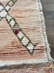 Vintage Moroccan Rug - Cross My Heart