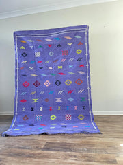 Kilim Rug - Purple - 245cm x 140cm