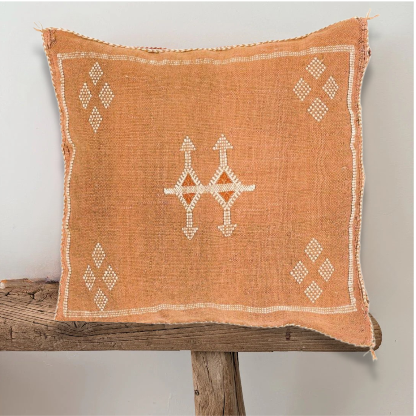 Cactus Silk Cushion Orange