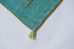 Cactus Silk Cushion Cover Aqua Turquoise