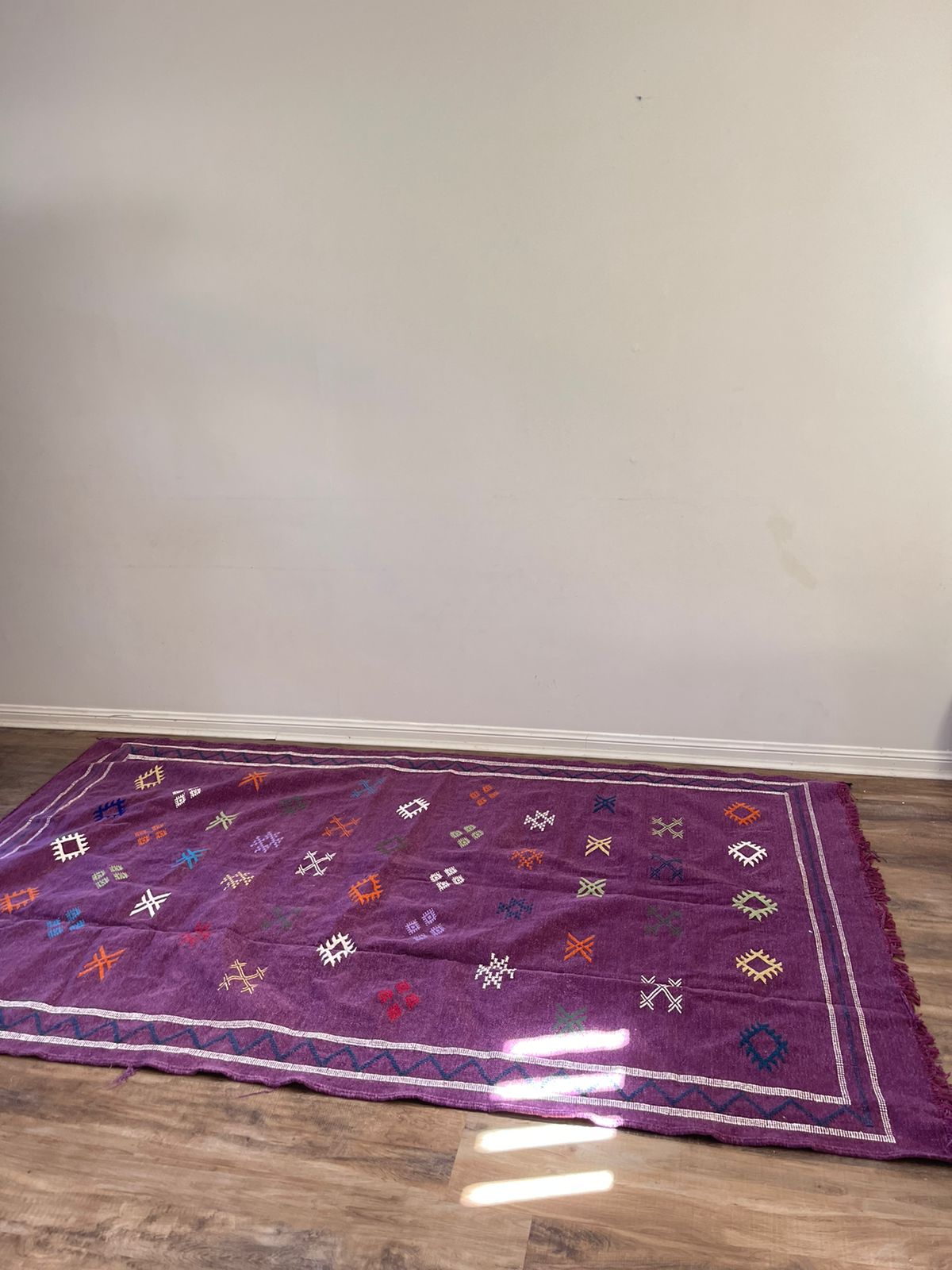 Kilim Rug - Purple - 245cm x 140cm
