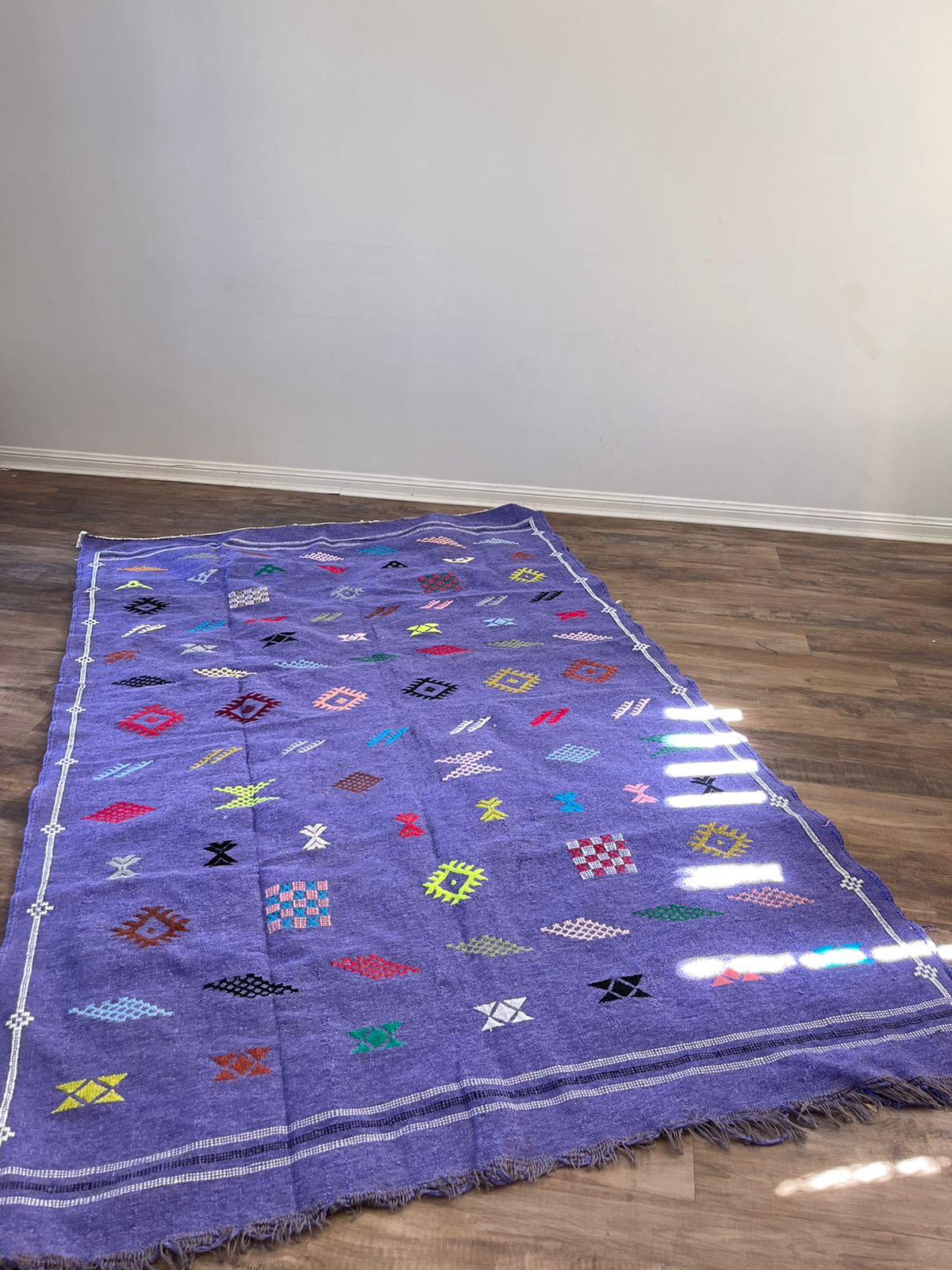 Kilim Rug - Purple - 245cm x 140cm