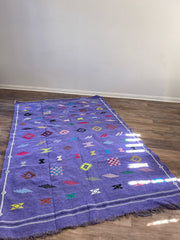 Kilim Rug - Purple - 245cm x 140cm