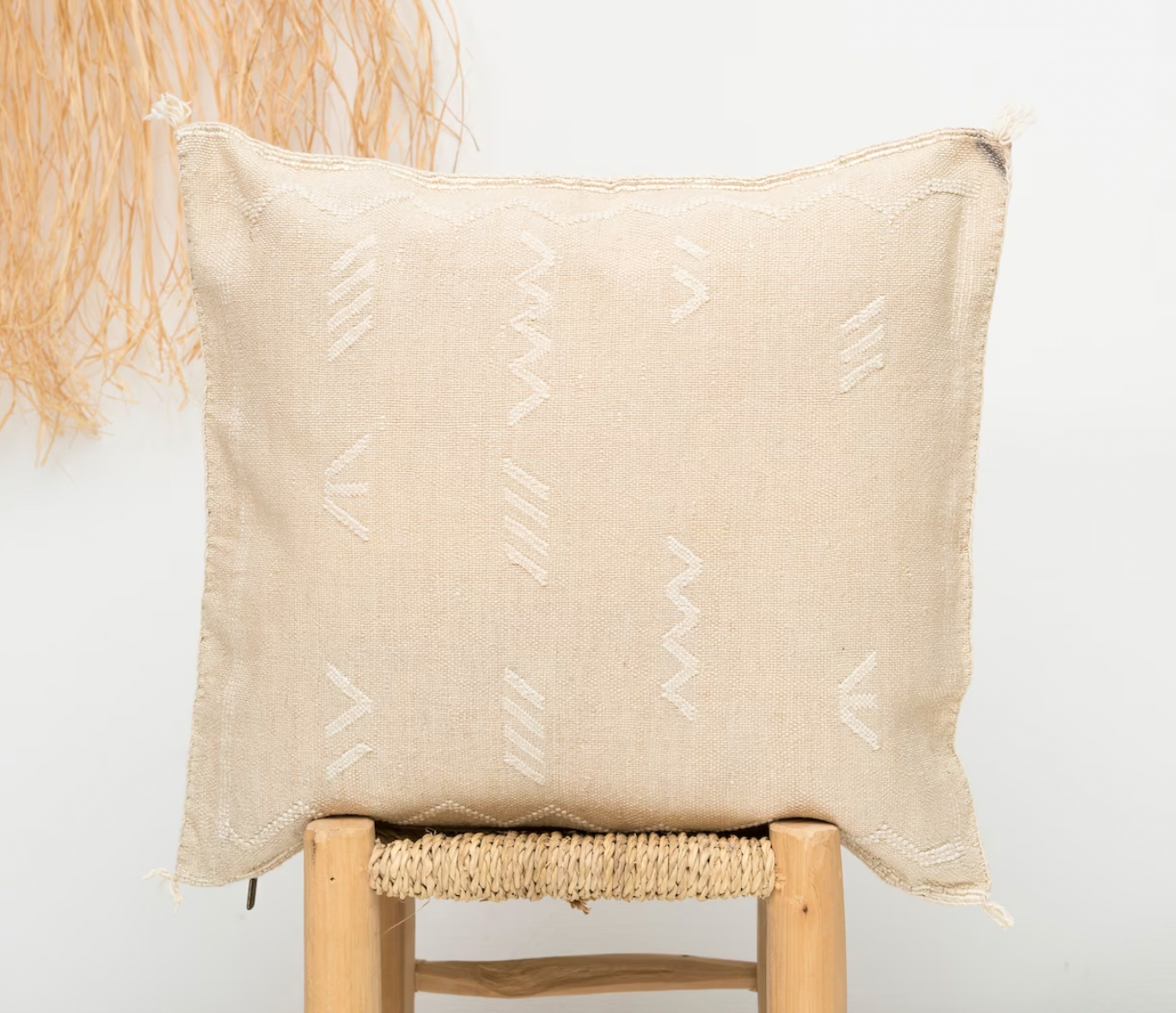 Cactus Silk Cushion Cover Light Sand