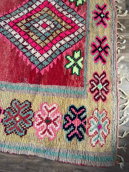 Vintage Boujaad Moroccan rug - 315cm x 160cm - Layoune