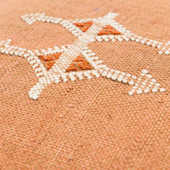 Cactus Silk Cushion Orange