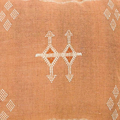 Cactus Silk Cushion Orange