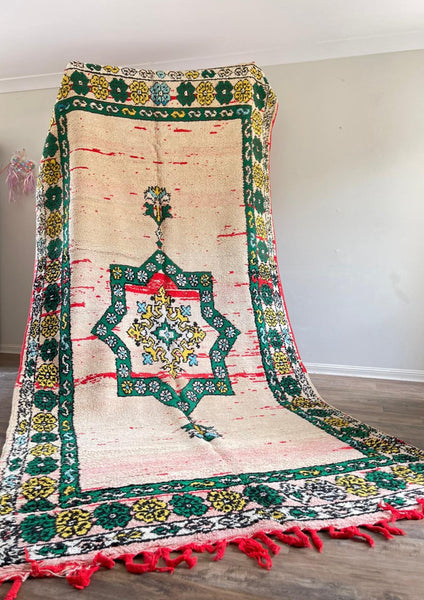Vintage Boujaad Moroccan Rug - 360cm x 177cm - Aman